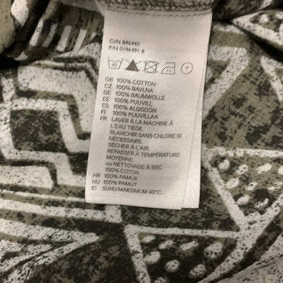 Aztek pattern cotton blouse lightweight - Picture 3 of 4